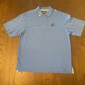 Ashworth Prairie Dunes Country Club Classic Blue Polo Shirt